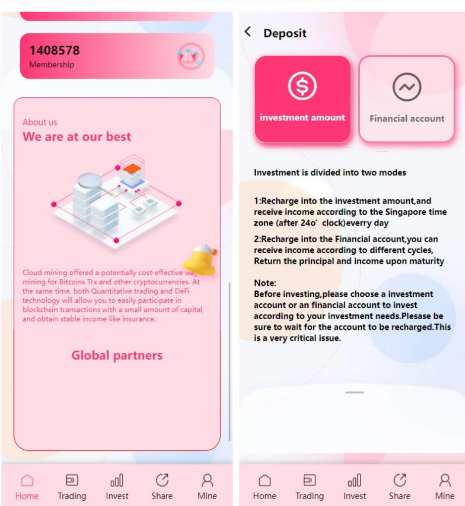 图片[2]-价值500u的trx粉色UI多语言理财网站系统源码-源码乐园